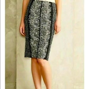 Women's Beguile by Byron Lars Sombra Lasercut Pencil Skirt  Size 2